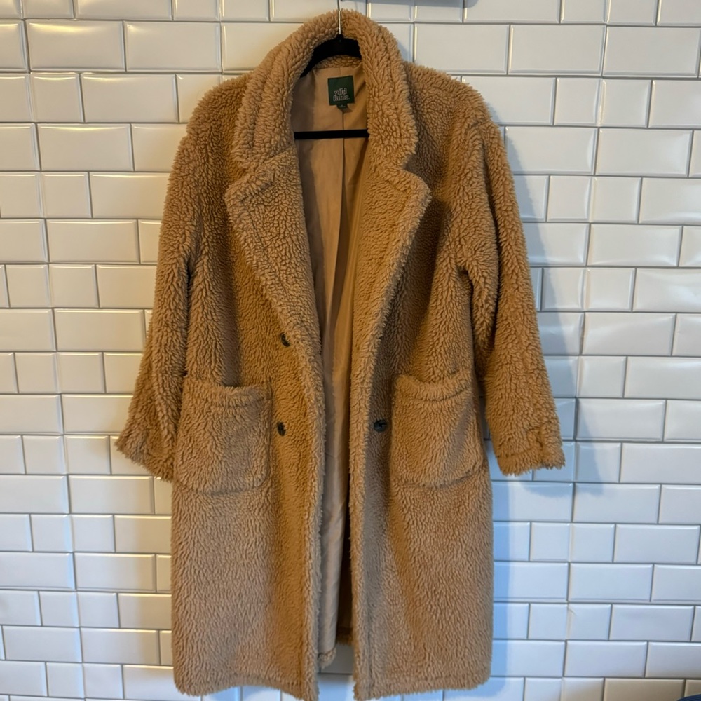WILD FABLE OVERSIZED SHERPA JACKET- WOMENS SMALL